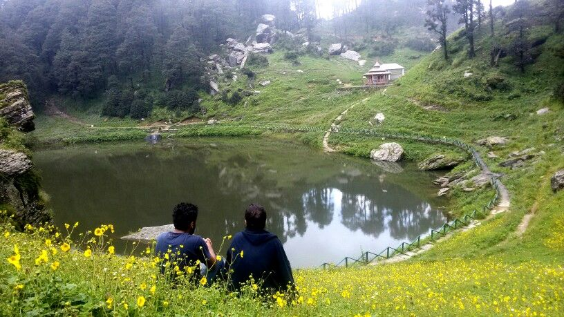 Scenic view of Jibhi Valley surrounded by pine forests and mountains in Himachal Pradesh