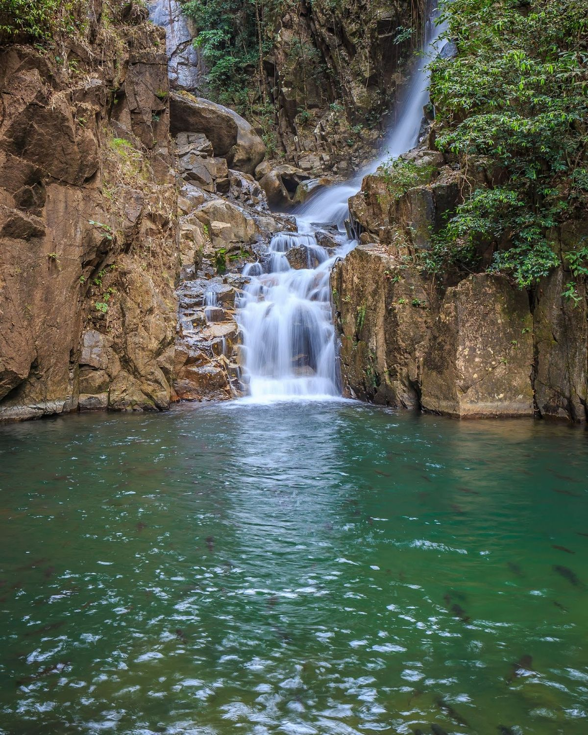 Mini Thailand Jibhi natural pool with crystal clear water in Tirthan Valley